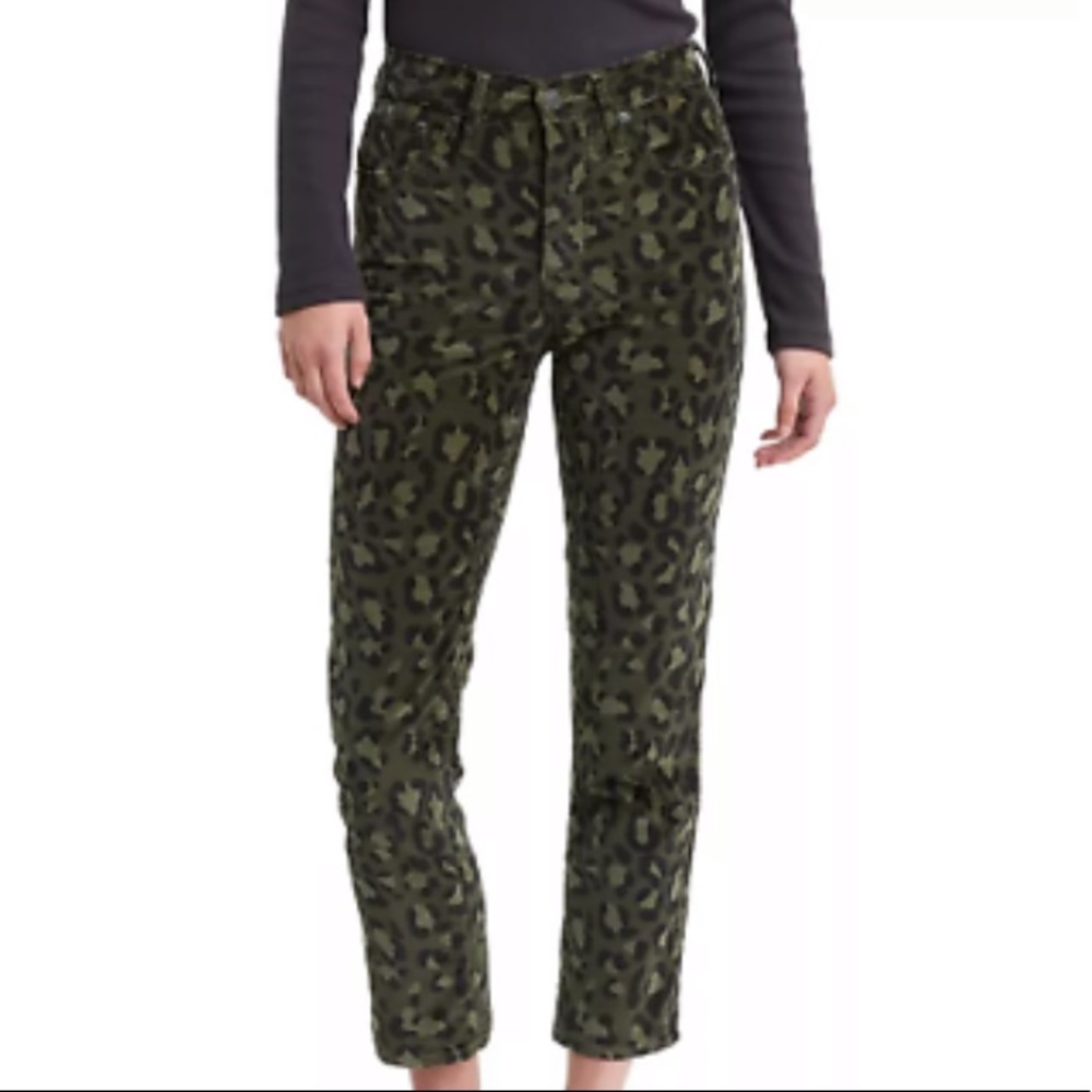 Levi’s 724 Crop - Velvet Leopard